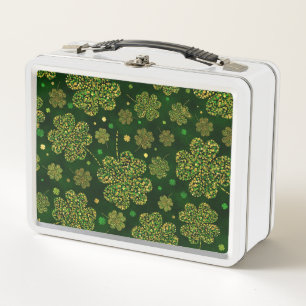 Irish Shamrock four-leaf Lucky Clover Pattern