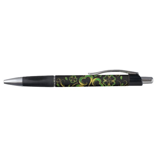 Irish Shamrock Four-leaf Lucky Clover Pen (Bovenkant)