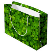 Irish Shamrock Gift Accessoires Groot Cadeauzakje (Achterkant Gekanteld)