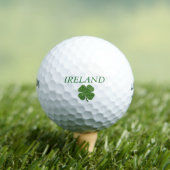 Irish Shamrock Golfballen (Insitu Shirt)