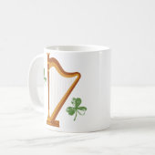 Irish Shamrock Harp Mug (Devant gauche)