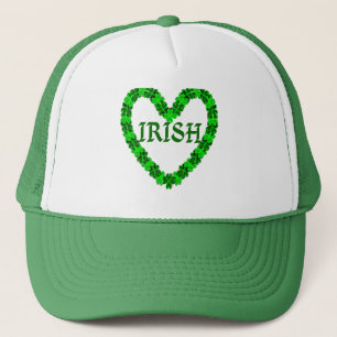 Irish Shamrock Heart Trucker Pet