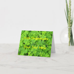 Irish Shamrock Kaart