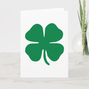 Irish Shamrock Kaart