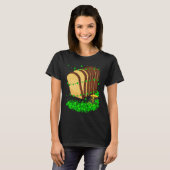 Irish Shamrock Leprechaun Bread St Patrick's Day T-shirt (Voorkant volledig)