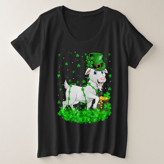 Irish Shamrock Leprechaun Goat St Patrick's Day (Design devant)
