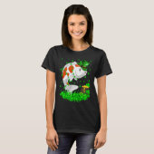 Irish Shamrock Leprechaun Koi Fish St Patrick's Da T-shirt (Voorkant volledig)