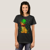 Irish Shamrock Leprechaun Lion St Patrick's Day T-shirt (Voorkant volledig)