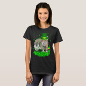 Irish Shamrock Leprechaun Pika St Patrick's Day T-shirt (Voorkant volledig)