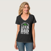 Irish Shamrock Lucky Dad St Patrick's Day Boys Gir T-shirt (Voorkant volledig)