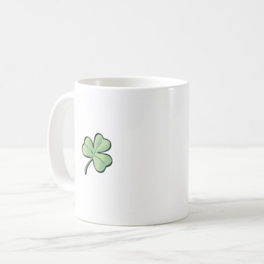 Irish Shamrock Mok (Voorkant links)