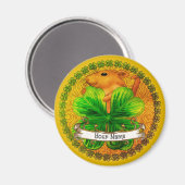 Irish shamrock Mouse Magnet Magneet (Voorkant / Achterkant)