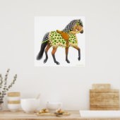 Irish Shamrock Parade Horse Print (Keuken)