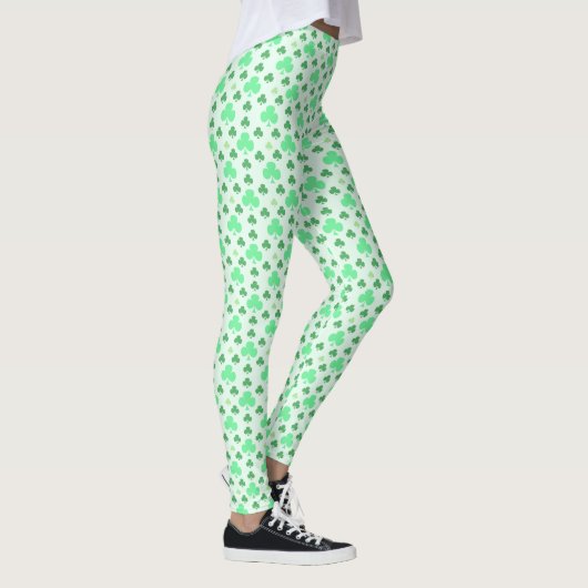 Irish Shamrock Pattern Leggings (Rechts)