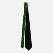 Irish Shamrock Pattern St Patrick's Day Holiday Stropdas (Achterkant)