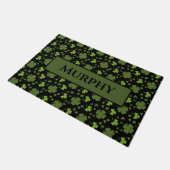 Irish Shamrock Personalized Doormat Deurmat (Schuin)