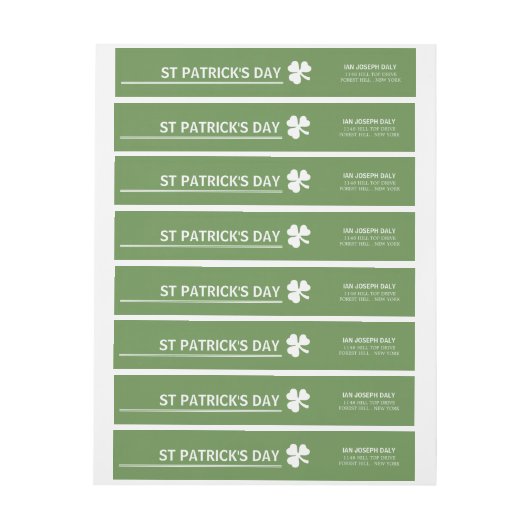 Irish Shamrock St Patrick's Day (Vel)