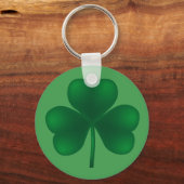 Irish Shamrock St Patricks Day Basic Sleutelhanger (Voorkant)