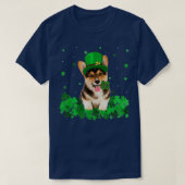 Irish Shamrock St Patricks Day dog Cool T-shirt (Design voorkant)