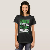 Irish Shamrock St Patrick's Day Drinking Dibs On T T-shirt (Voorkant volledig)
