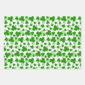 Irish Shamrock St. Patrick's Day Inpakpapier Vel (Voorkant)