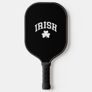 Irish Shamrock St Patricks Day Ireland Pride Irish Pickleball Paddle