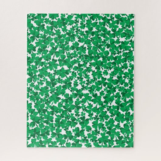 Irish Shamrock - St Patrick's Day Legpuzzel (Verticaal)