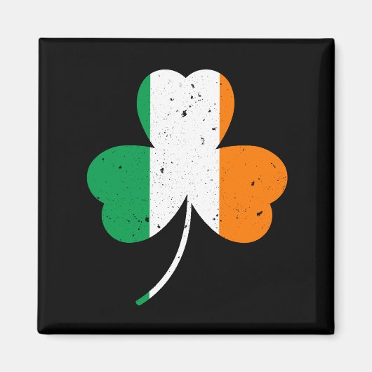 Irish Shamrock St Patrick's Day Magneet (Voorkant)
