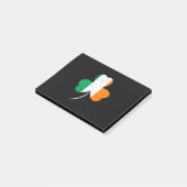 Irish Shamrock St Patrick's Day Post-it® Notes (Schuin)