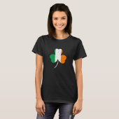 Irish Shamrock St Patrick's Day T-shirt (Voorkant volledig)