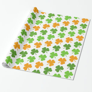 Irish Shamrock St. Patrick's Day Wrapping Paper Cadeaupapier
