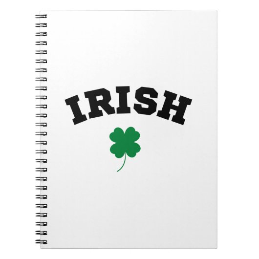 Irish Shamrock St Patrick's Notitieboek (Voorkant)