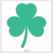 Irish Shamrock sticker (Vel)