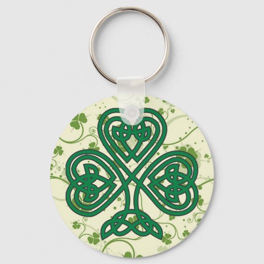 IRISH SHAMROCK SYMBOL SLEUTELHANGER (Voorkant)