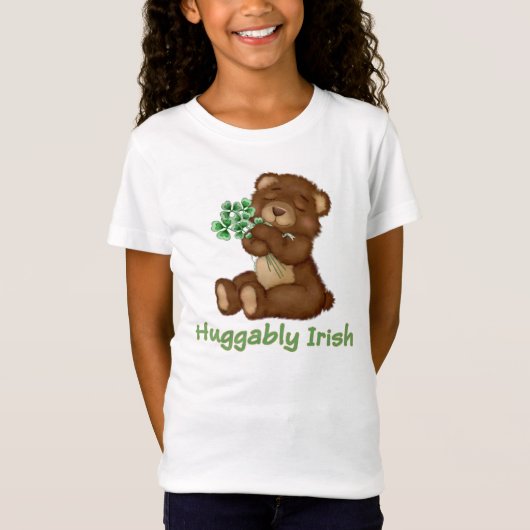 Irish Shamrock Teddy T-shirt (Voorkant)