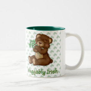 Irish Shamrock Teddy Tweekleurige Koffiemok