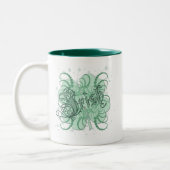 Irish Shamrock Tweekleurige Koffiemok (Links)