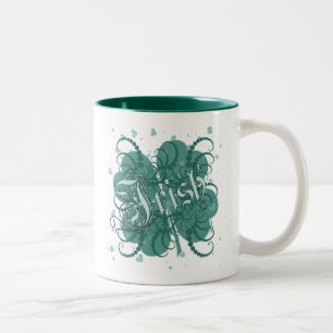 Irish Shamrock Tweekleurige Koffiemok