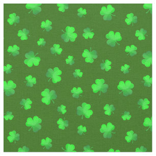 Irish Shamrocks Clover Saint Patricks Day Stof