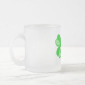 Irish Shamrocks Frosted Mok (Links)