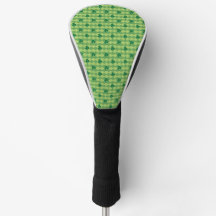 Irish Shamrocks Golf Head Hoesje