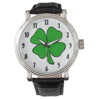 Irish Shamrocks Horloge
