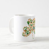 Irish Shamrocks Koffiemok (Voorkant links)