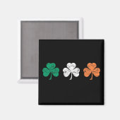Irish Shamrocks Magnet Magneet (Voorkant / Achterkant)