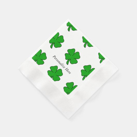 Irish Shamrocks Servetten (Hoek)