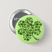 Irish Shamrocks St Paddys Clover Ronde Button 5,7 Cm (Voorkant /achterkant)