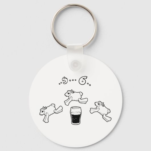 Irish Sheep Counting Sleutelhanger (Voorkant)