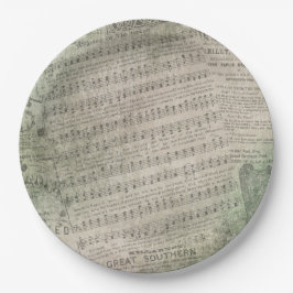 Irish Sheet Music, Wearing of the Green Papieren Bordje