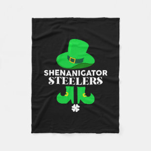 Irish Shenanigator Steelers Fleece Deken