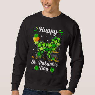 Irish Shih Tzu Dog Cute Shamrock St Patrick S Day Trui